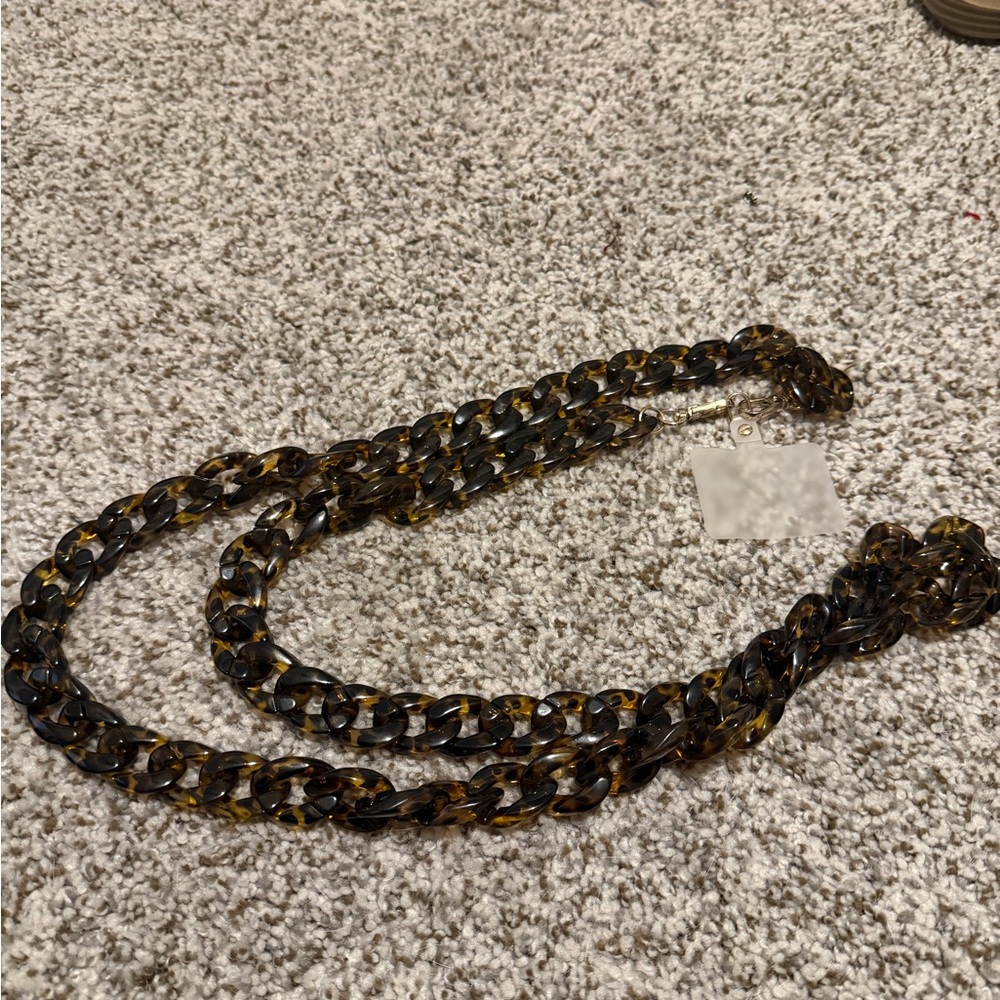 Tortoise Shell crossbody for cell phone